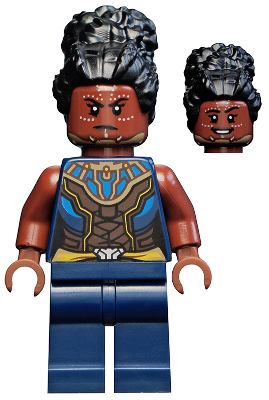 LEGO sh0735 Shuri - Dark Blue Top