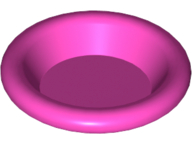LEGO 6256 Dark Pink Minifigure, Utensil Dish 3 x 3