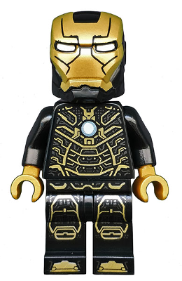 LEGO sh0567 Iron Man Mark 41 Armor (Trans-Clear Head)