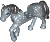 LEGO 76950c01pb05 Horse with 2 x 2 Cutout and Movable Neck