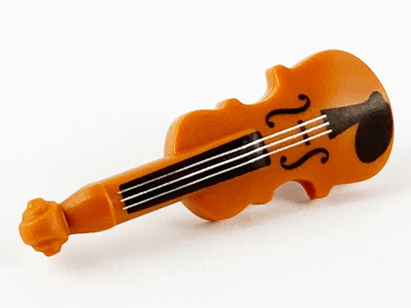 LEGO 69947pb01 Minifigure, Utensil Violin with Silver Strings