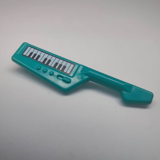 LEGO 66944pb02 Minifigure, Utensil Keytar with Black and White Keyboard Pattern