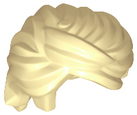 LEGO 43753 Tan Minifigure, Hair Swept Back Tousled