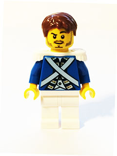 LEGO pi151 Bluecoat Sergeant 2 - Stubble