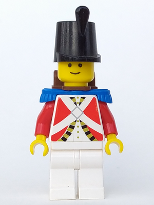 LEGO pi062 Imperial Guard with Blue Epaulettes and Brown Backpack Non-Opening