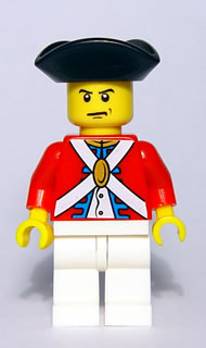 LEGO pi125 Imperial Soldier II - Officer, Scowl