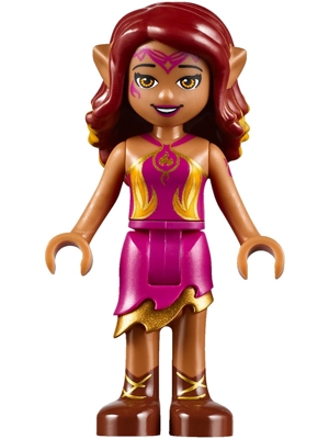 LEGO elf036 Azari Firedancer, Magenta and Gold