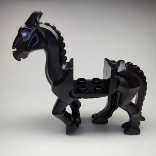 LEGO 51688pb01 Horse, Skeletal with White Eyes Pattern (HP Thestral)
