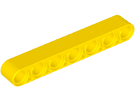 LEGO 32524 Yellow Technic, Liftarm Thick 1 x 7