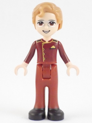LEGO frnd414 Friends Julian, Dark Red Usher Uniform