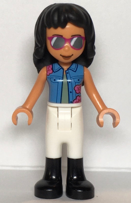 LEGO frnd468 Friends Savannah, White Riding Pants, Black Boots