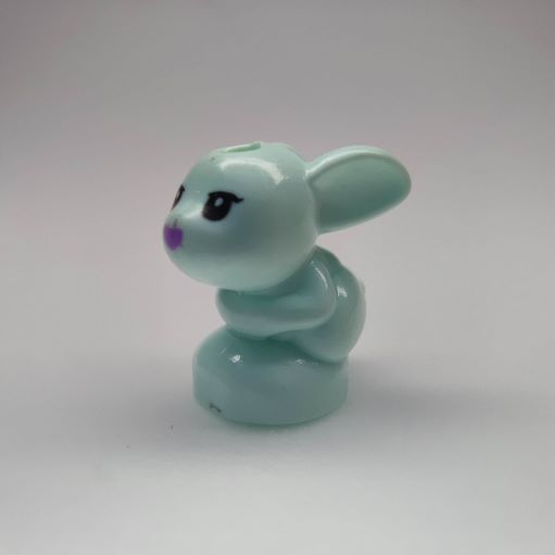 LEGO 18852pb03 Aqua Bunny / Rabbit