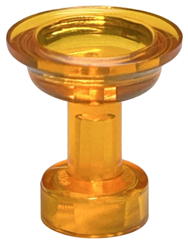 LEGO 68504 Trans-Orange Minifigure, Utensil Sherbet / Sundae Dish