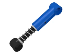 LEGO 731c06 Blue Technic, Shock Absorber 6.5L - Soft Spring