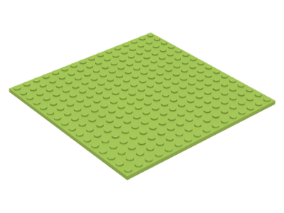 LEGO 91405 Lime Plate 16 x 16