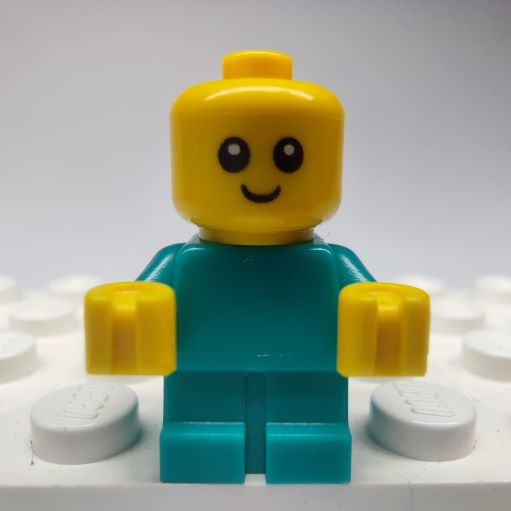 LEGO cty1186 Baby - Dark Turquoise Body