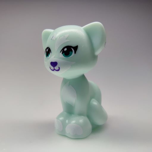 LEGO 11602pb10 Light Aqua Cat
