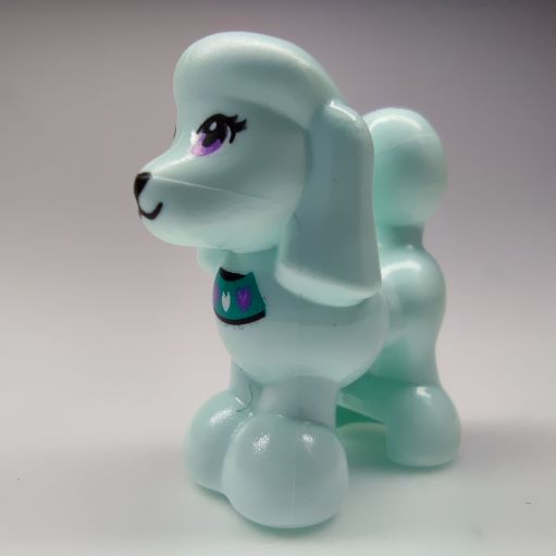LEGO 11575pb05 Light Aqua Dog