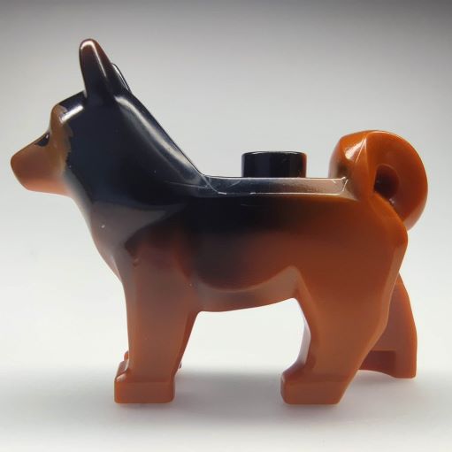 LEGO 16606pb002 - Husky dark orange