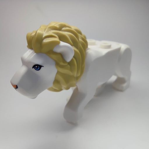 LEGO bb0787c04pb01 Lion (white)