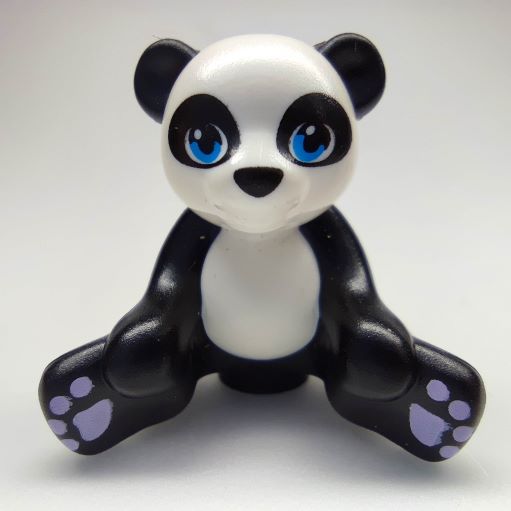 LEGO 16674pb01 Panda, Friends, Sitting with Dark Azure Eyes
