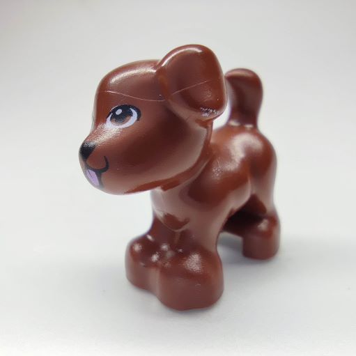 LEGO 34010pb07 Reddish Brown Dog, Friends