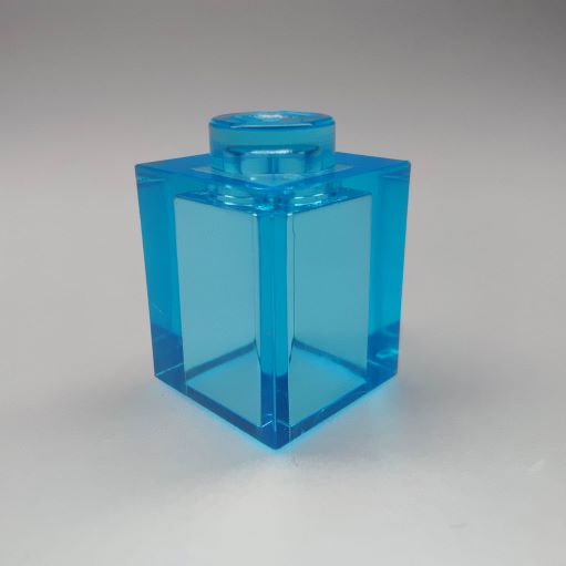 LEGO 3005 - Kostka 1x1 transp. modrá