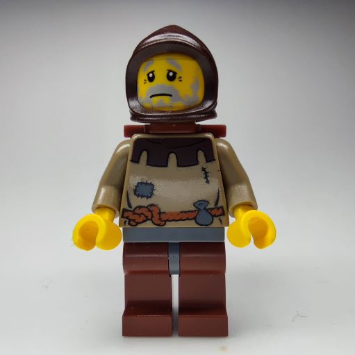LEGO cas409 - Fantasy Era - Peasant Male Old