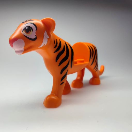 LEGO bb1256pb01 Tygr -Big Cat with 2 x 2 Cutout