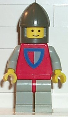 LEGO cas075 Classic - Knight, Shield Red/Gray