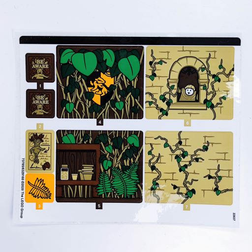 LEGO 76384stk01 Sticker Sheet for Set 76384