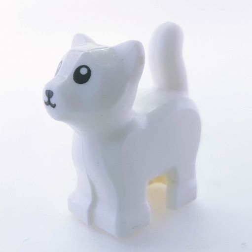 LEGO 80686pb01 - White Cat, Baby Kitten