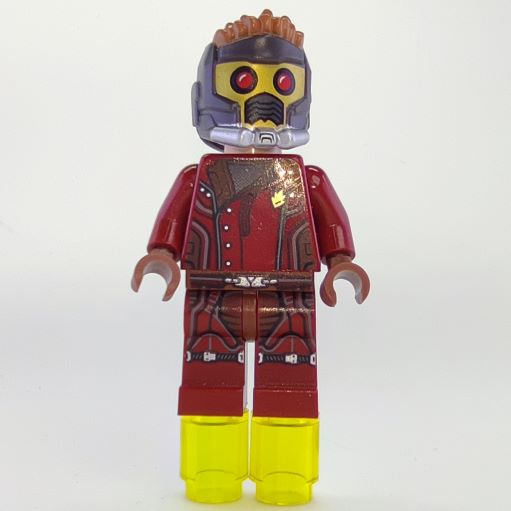 LEGO sh0123 Star-Lord - Mask, Jacket with Side Buttons