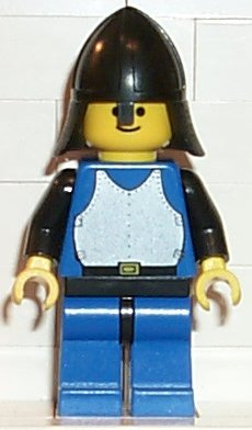 LEGO cas188 Breastplate - Blue with Black Arms