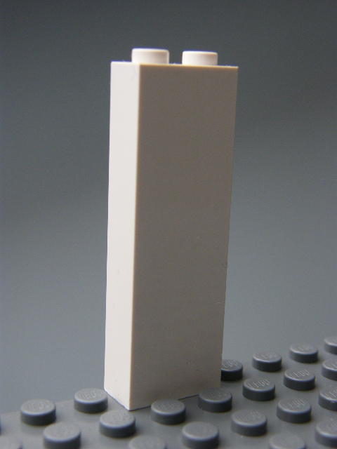 LEGO 2454 - White Brick 1 x 2 x 5