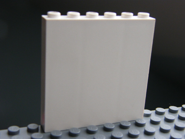 LEGO 59349 White Panel 1 x 6 x 5