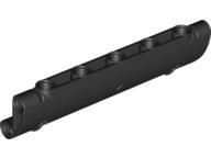 LEGO 62531 Black Technic, Panel Curved 11 x 3 with 2 Pin Holes through Panel Surface
