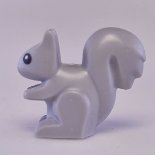 LEGO 80679pb03 Squirrel - Šedá veverka