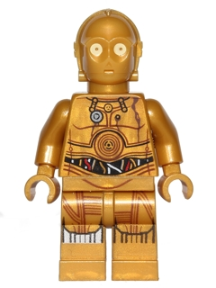 LEGO sw0561 C-3PO - Printed Legs (Robot Limiter/Restraining Bolt)