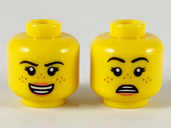 LEGO 3626cpb2484 - Obličej dívka oboustranný