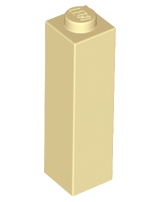 LEGO 14716 Tan Brick 1 x 1 x 3