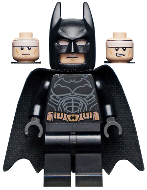 LEGO sh0781 Batman - Black Suit with Copper Belt, Spongy Cape