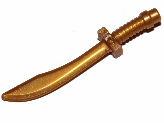 LEGO 25111 - Pearl Gold Minifigure, Weapon Sword