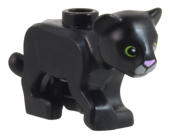 LEGO 77307pb03 Lvíček černý, Lion Baby