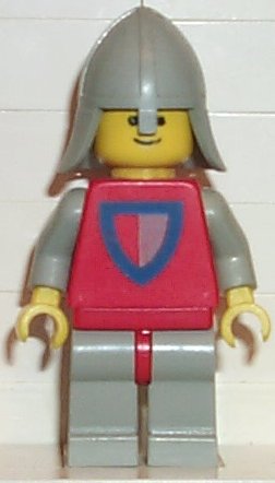 LEGO cas233 Classic - Knight, Shield Red