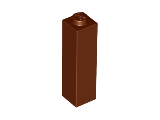 LEGO 14716 Reddish Brown Brick 1 x 1 x 3