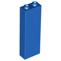 LEGO 2454 Blue Brick 1 x 2 x 5