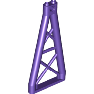 LEGO 64449 Dark Purple Support 1 x 6 x 10 Girder Triangular