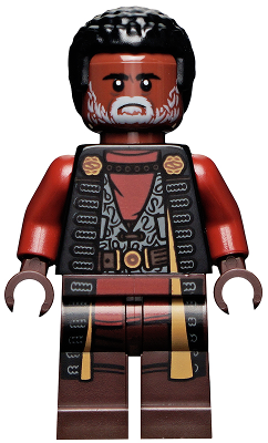 LEGO sw1156 Greef Karga - Black Magistrate Robe and Gray Beard