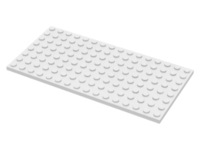 LEGO 92438 - White Plate 8 x 16